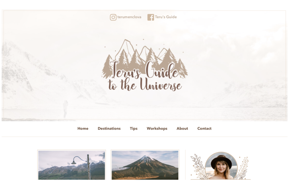 Teru's Guide - Teru Menclová - Web